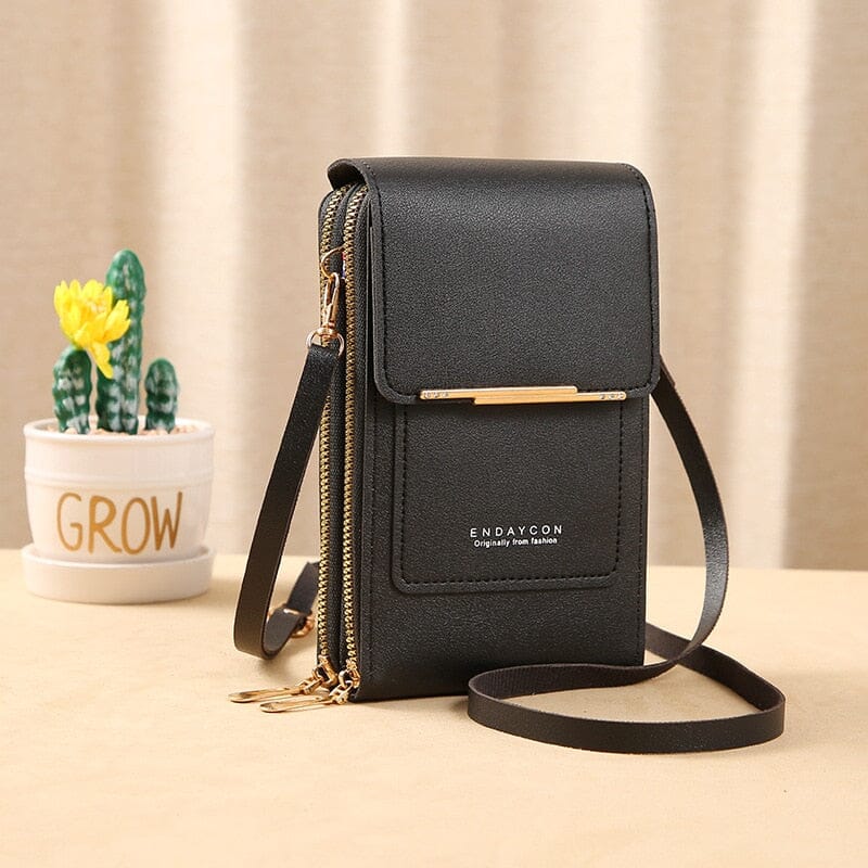 Bolsa Porta Celular Crossbody de Couro - [FRETE GRÁTIS]